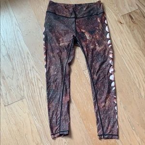 Popactive moonphase crop leggings